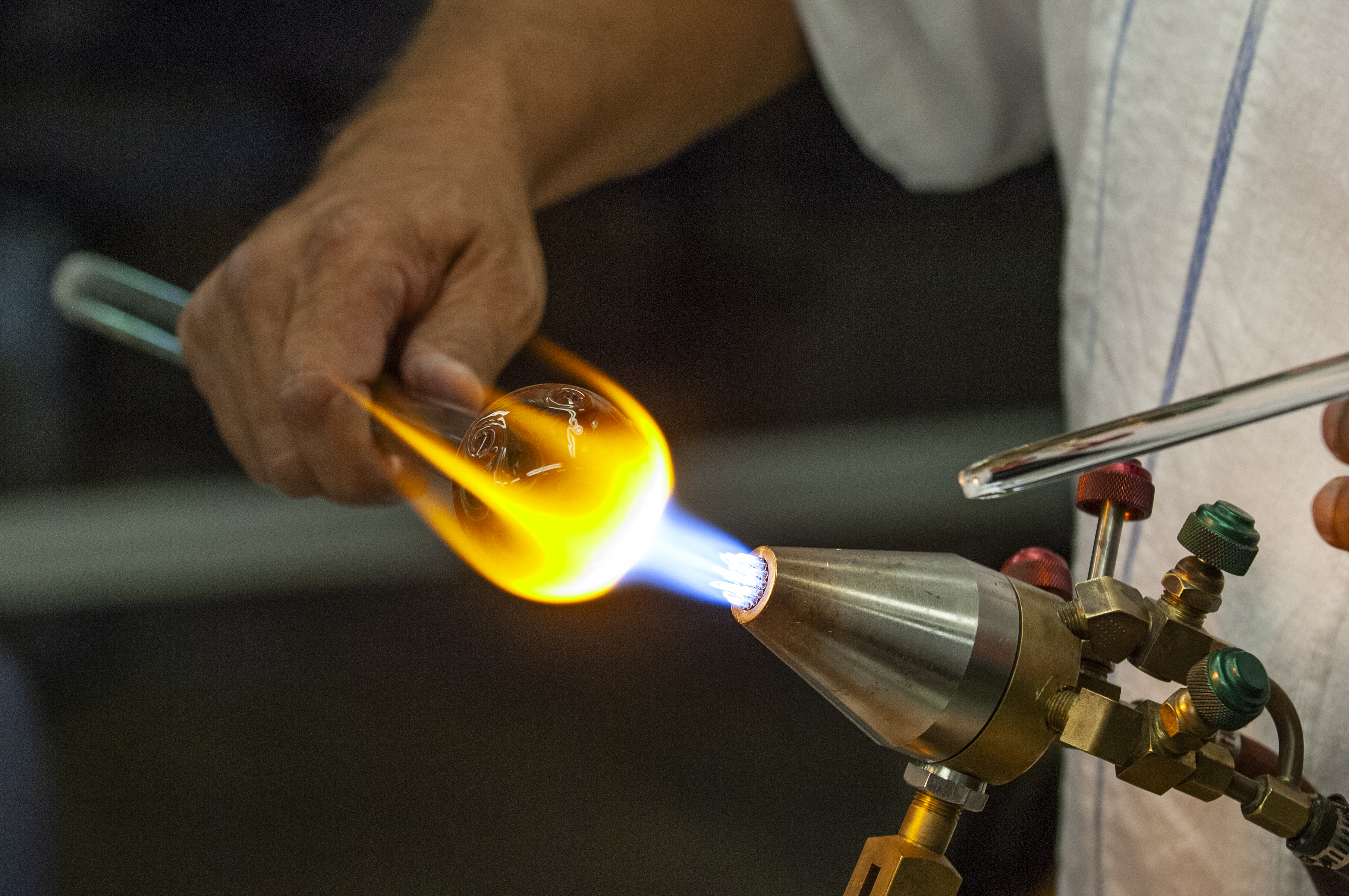 Flamework borosilicate glass marbles
