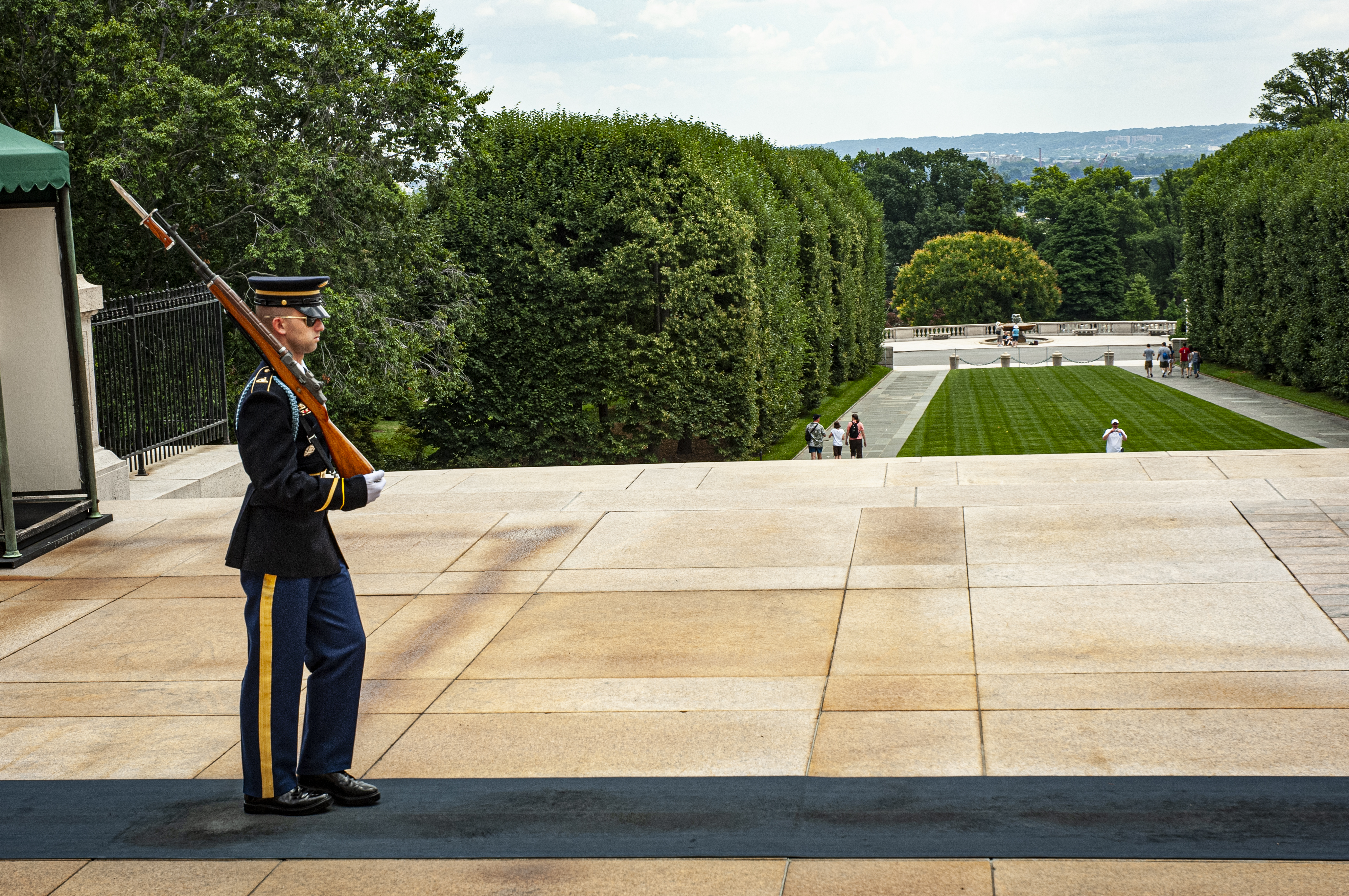 Tomb of The Unknown Soldier, changing of the guard.