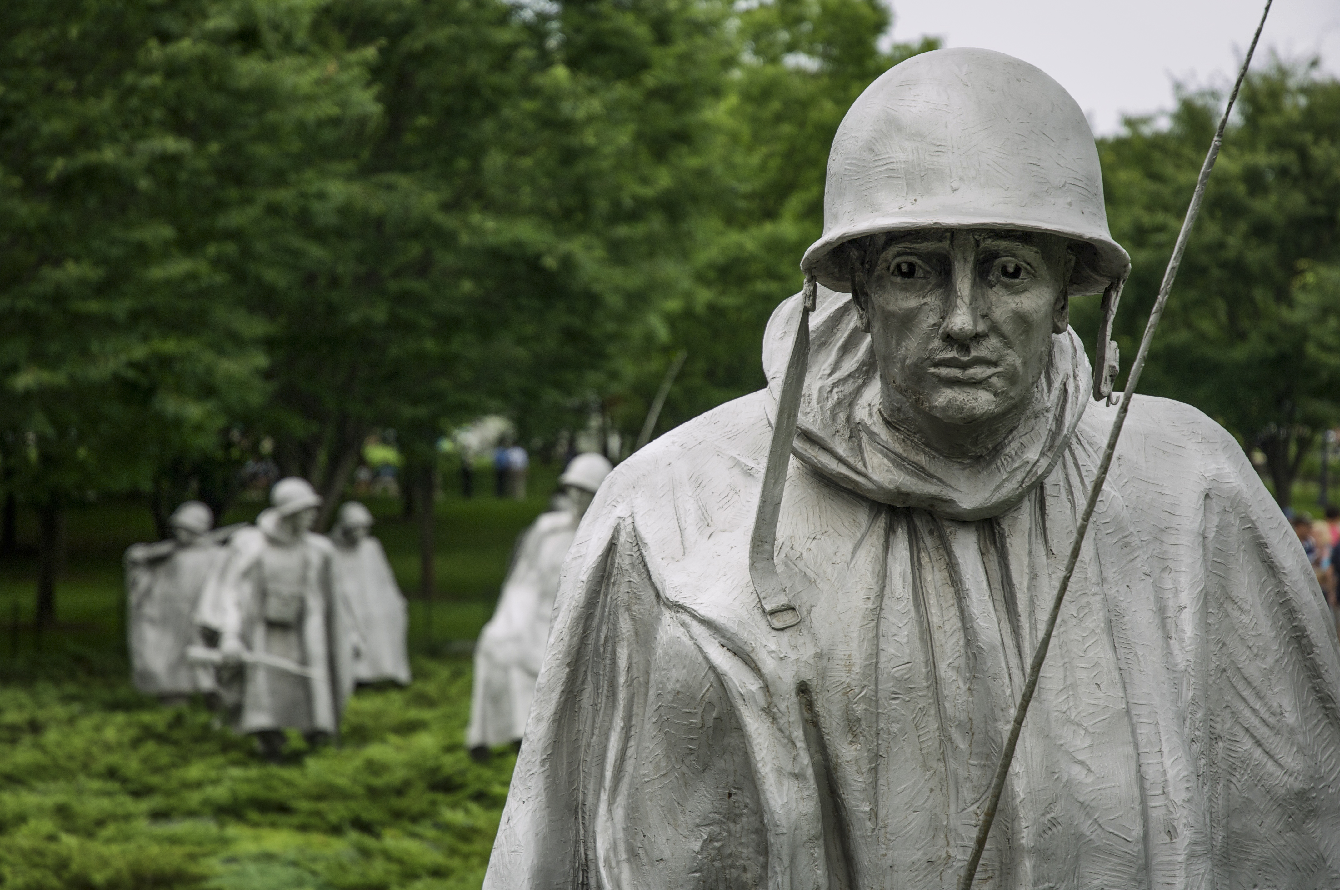 Korean war memorial, Washington, DC