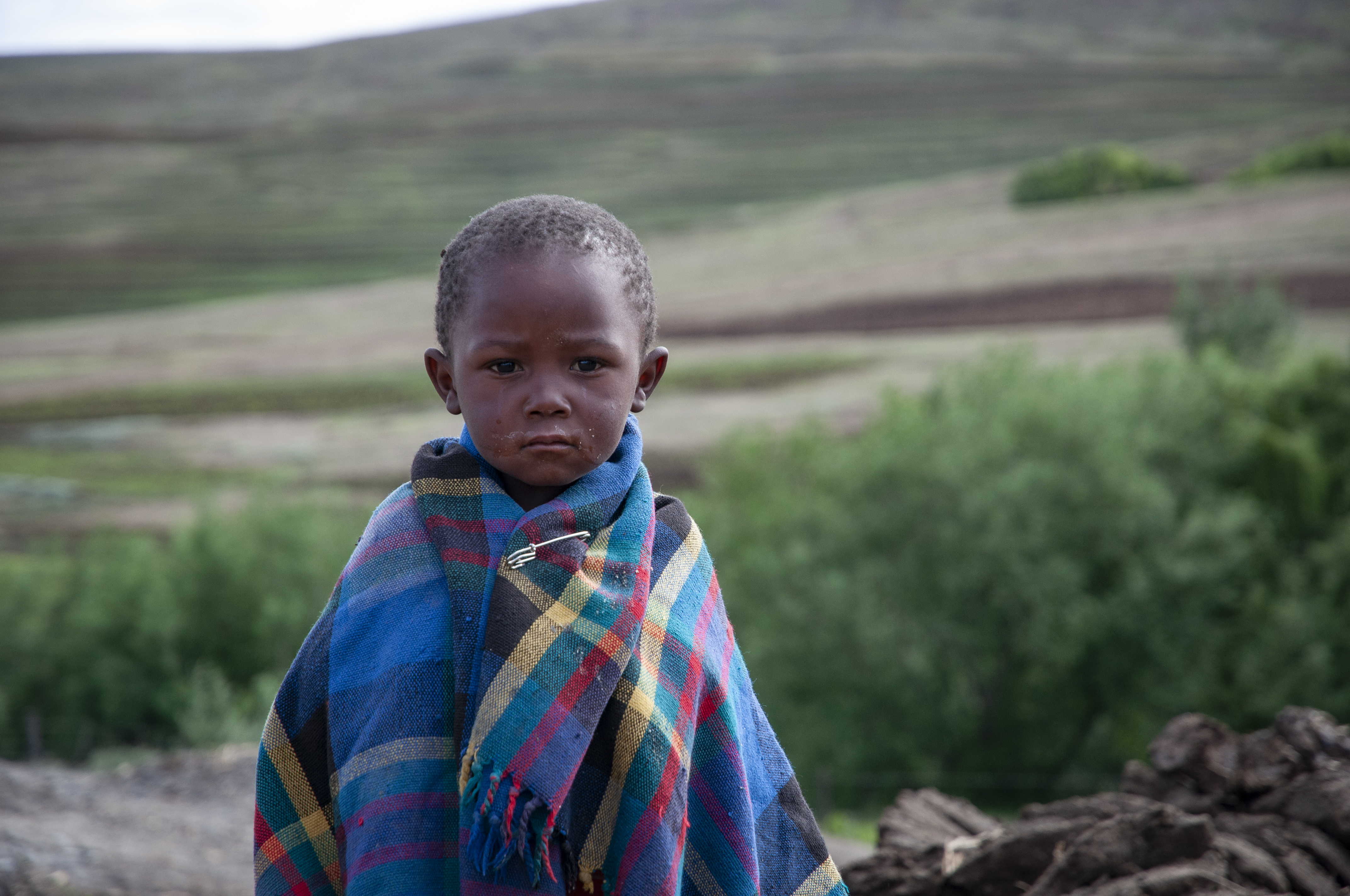 Young Basotho shepherd