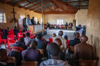 Sunday worship - Molumong village